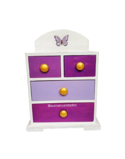 Joyero estampado primaveral