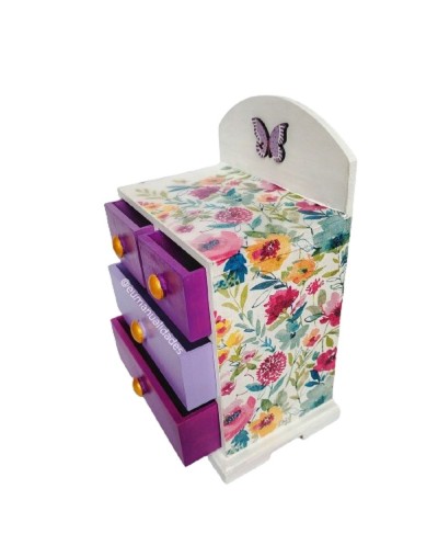 Joyero estampado primaveral