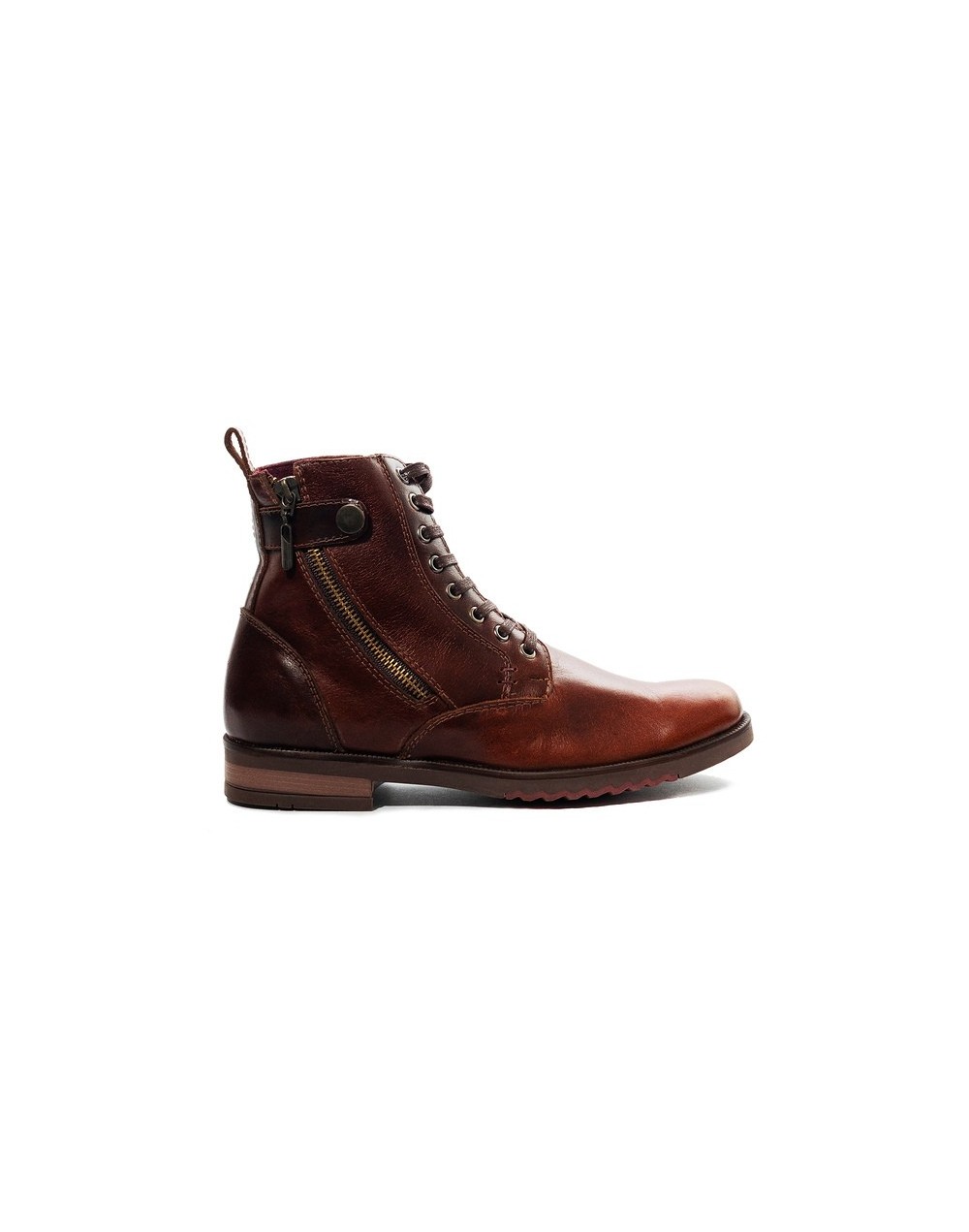 Botines en cuero para Hombre Outlet Shop DANTE Coñac