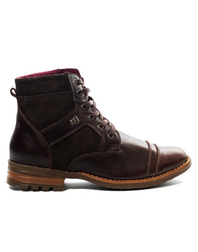 Botines en cuero para Hombre Outlet Shop ZAAC Café
