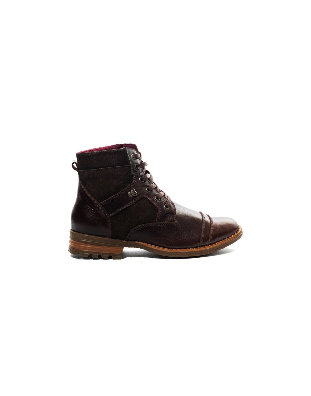 Botines en cuero para Hombre Outlet Shop ZAAC Café