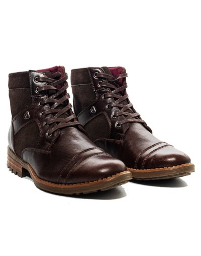 Botines en cuero para Hombre Outlet Shop ZAAC Café