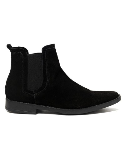 Botines en cuero para Hombre Outlet Shop JO CHELSEA Negro