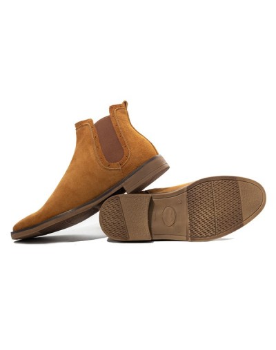 Botines en cuero para Hombre Outlet Shop JO CHELSEA Miel