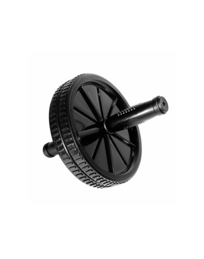 Rueda abdominal negra