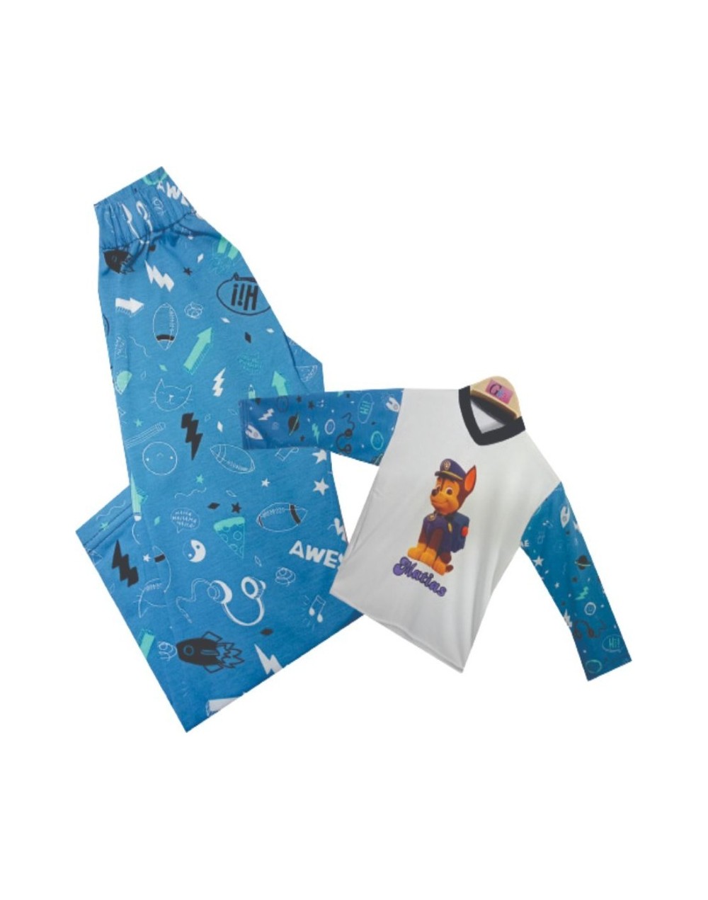 Pijama personalizada de niño
