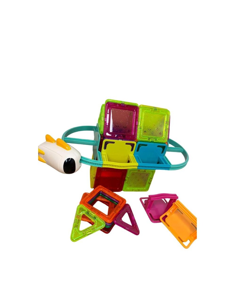Pista magnetica cohete 