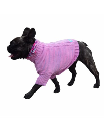 Sueteres para perritos rosa 2d