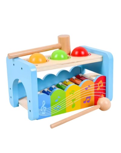 Instrumento musical en madera 