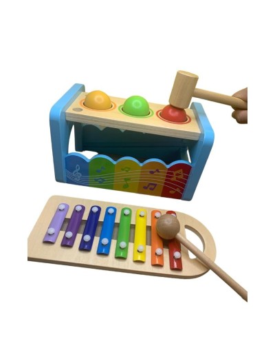 Instrumento musical en madera 