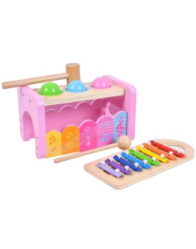Instrumento musical en madera 