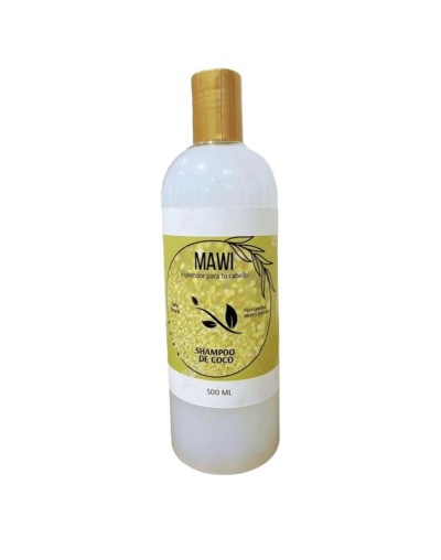 Shampoo de coco 100% natural 500 ml