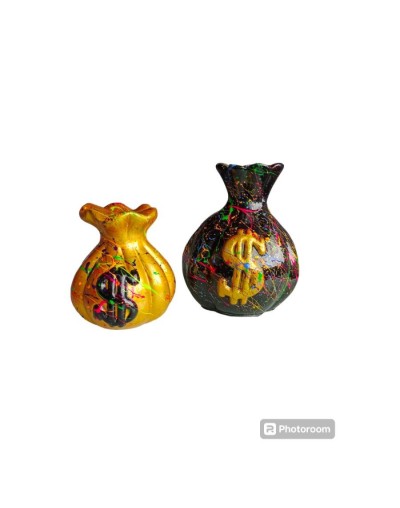 Alcancia bosa de dinero 