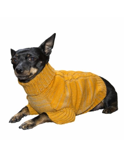 Sueteres para perritos amarillo 3d