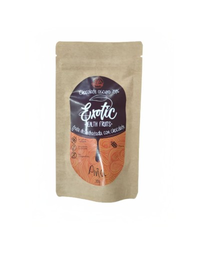 Frutas deshidratadas cubiertas cubiertas de chocolate 50g