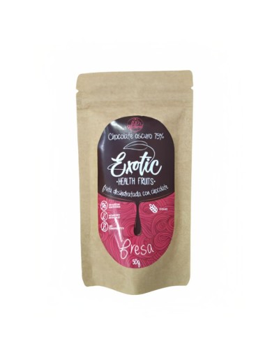 Frutas deshidratadas cubiertas cubiertas de chocolate 50g