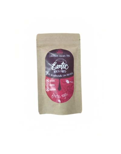 Frutas deshidratadas cubiertas cubiertas de chocolate 50g