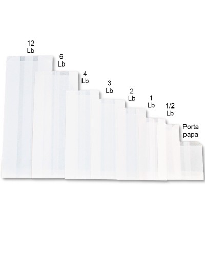 Bolsa 12 libras anti graso