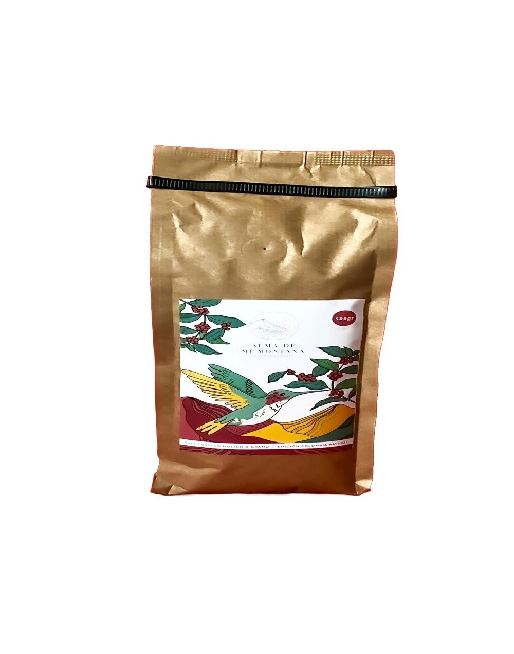 Café colombia natural molido o grano