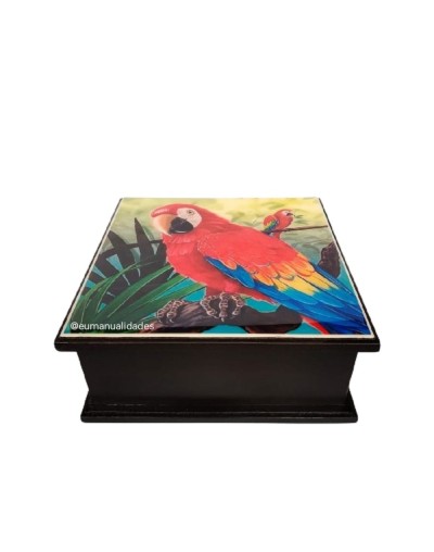 Servilletero guacamaya