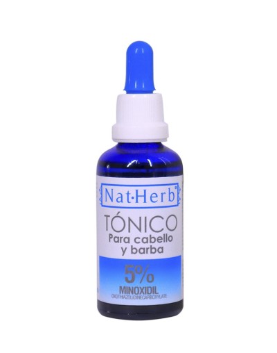 Tónico para cabello y barba con minoxidil al 5% 50ml