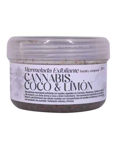 Mermelada exfoliante con cbd fragancia cocolimon