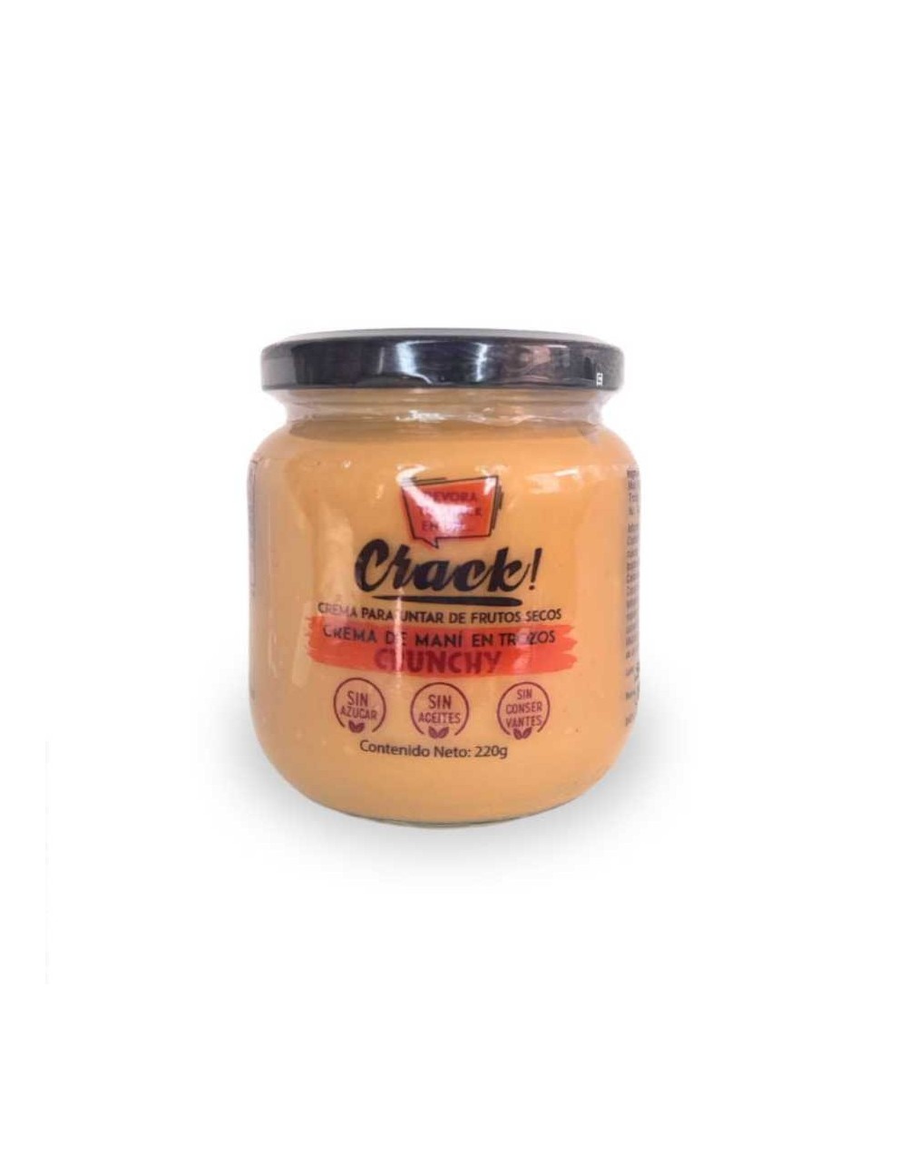 Crema de mani crunchy 220g