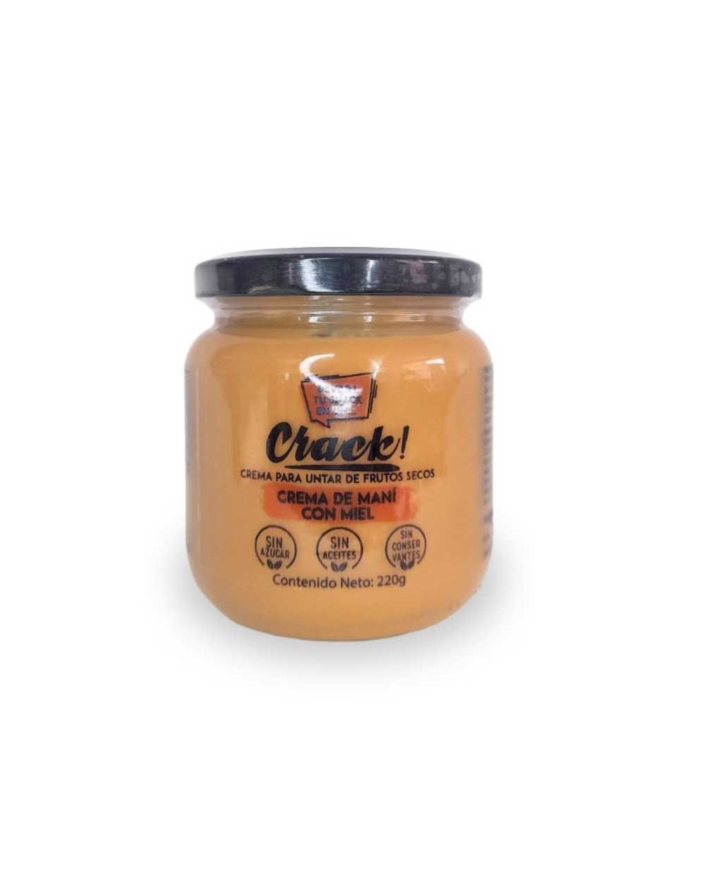 Crema de mani miel 220gr