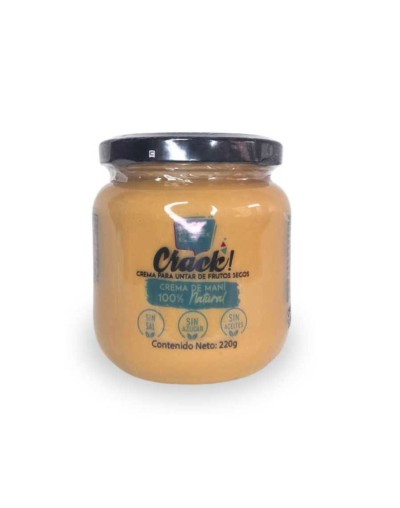 Crema de mani 100% natural 220gr