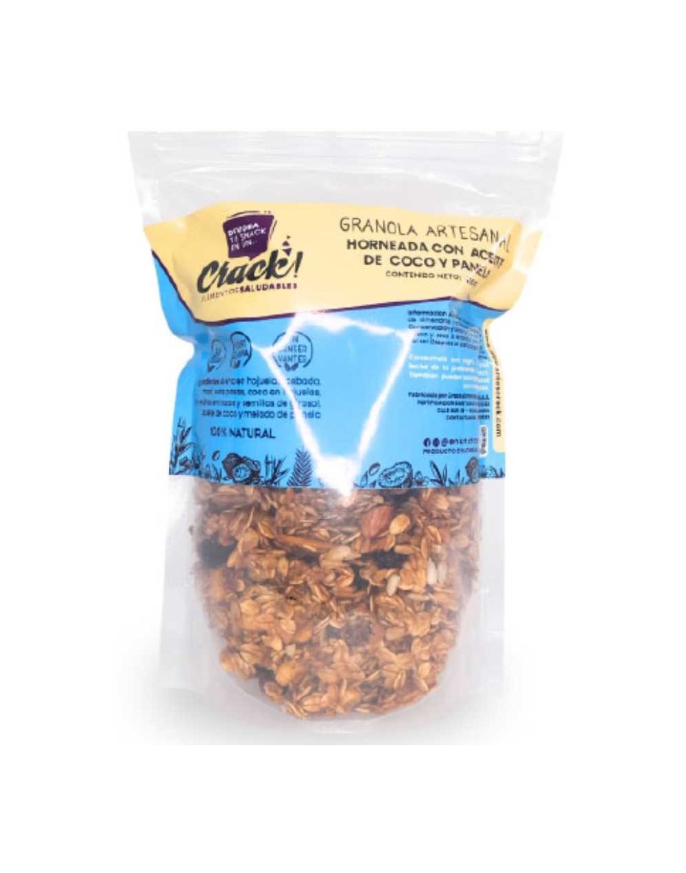 Granola artesanal con panela 420 gr
