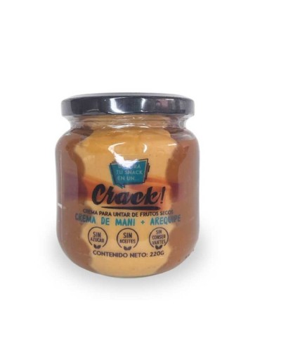 Crema de mani con arequipe 220gr