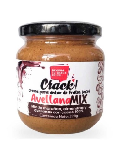 Crema mix de avellanas 220gr