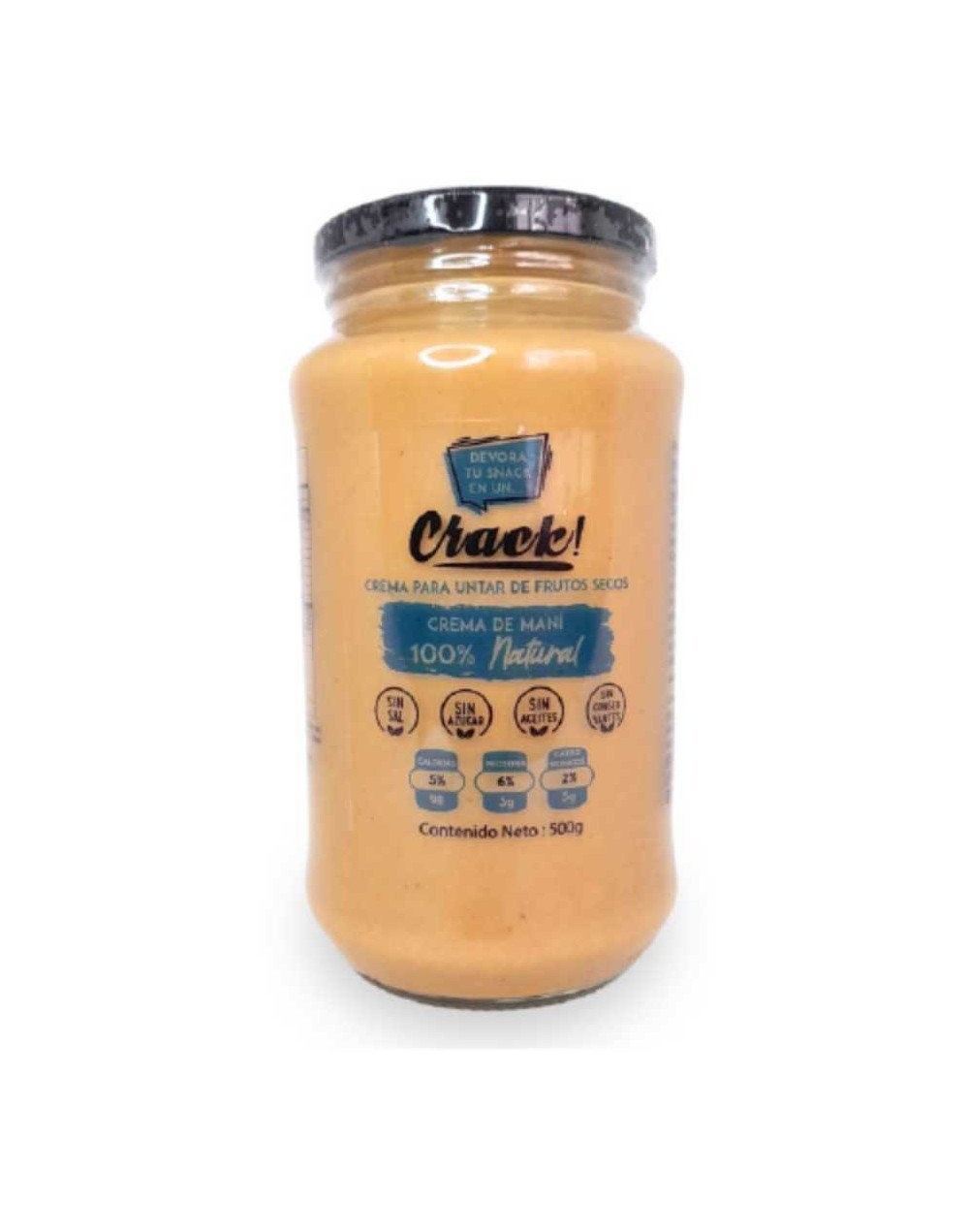 Crema de mani 100% natural 500g