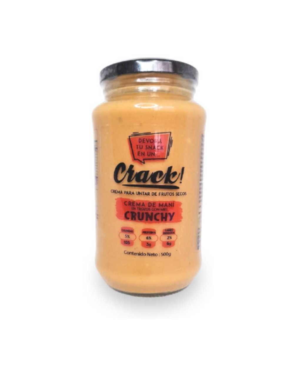 Crema de mani crunchy 500g