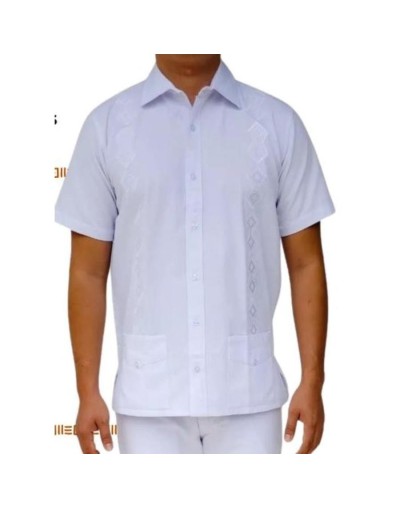 Guayabera cuello camisero