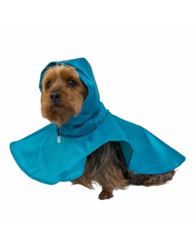 Impermeable para perro-azul celeste