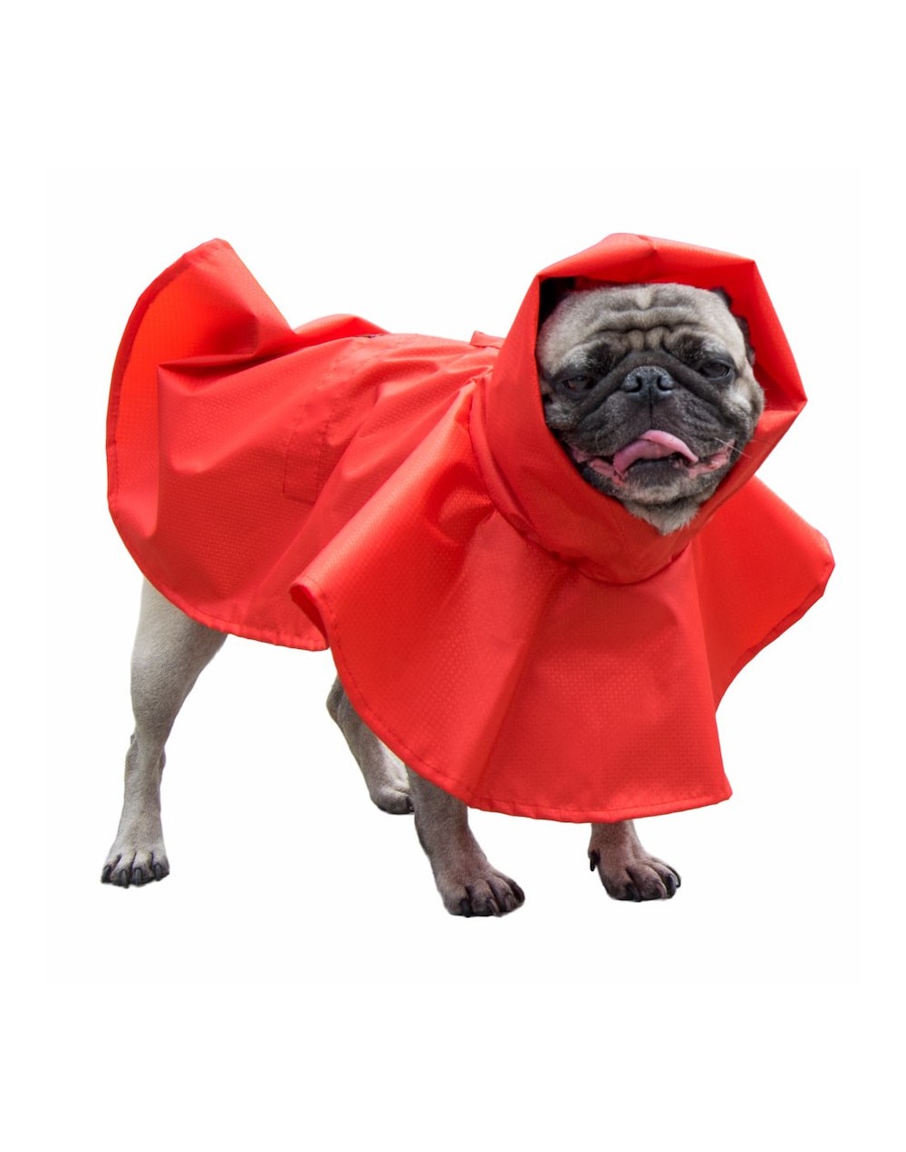 Impermeable para perro rojo
