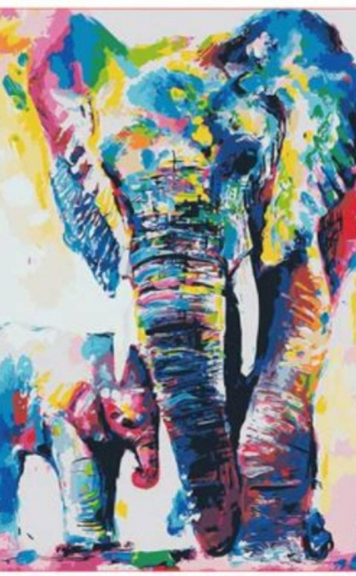 Elefante & Pintar por Números