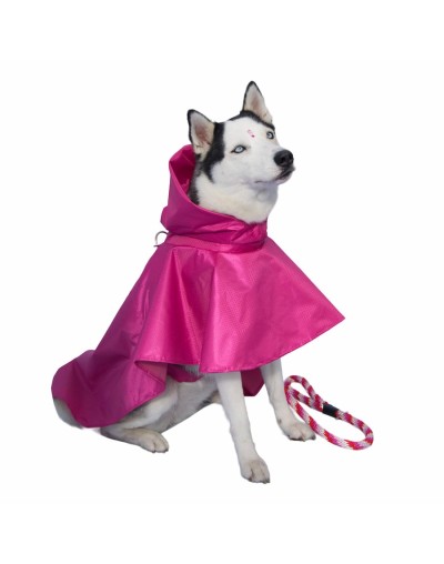 Impermeable para perro -fucsia