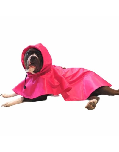 Impermeable para perro -fucsia
