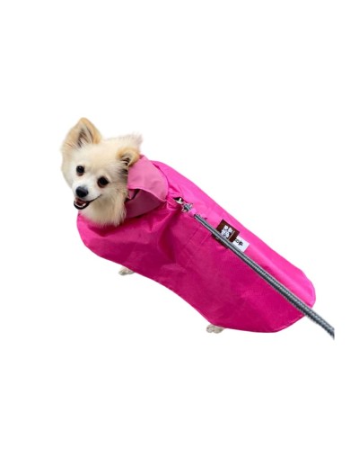 Impermeable para perro -fucsia