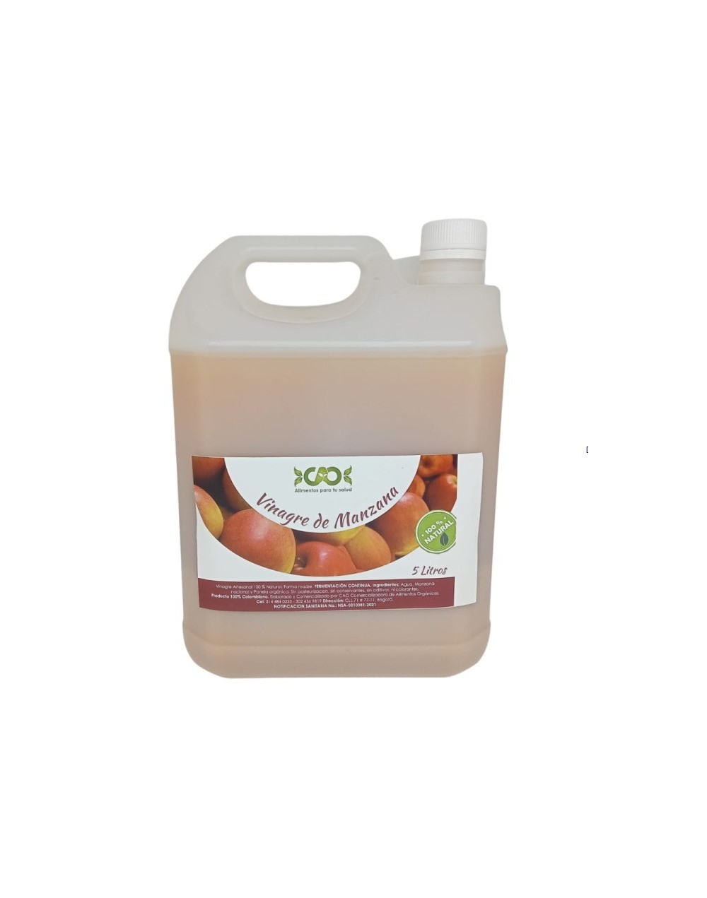 Vinagre de manzana por 5000 ml