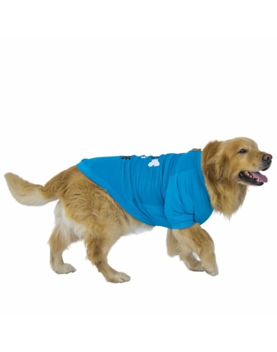 Camisetas para perros dog love azul