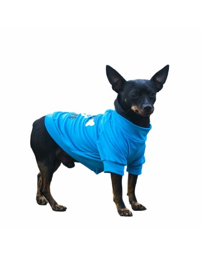 Camisetas para perros dog love azul