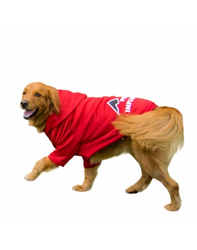 Buzo para perro influencer-rojo