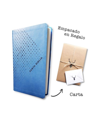 Biblia ntv agape sentipiel azul nueva traduccion viviente