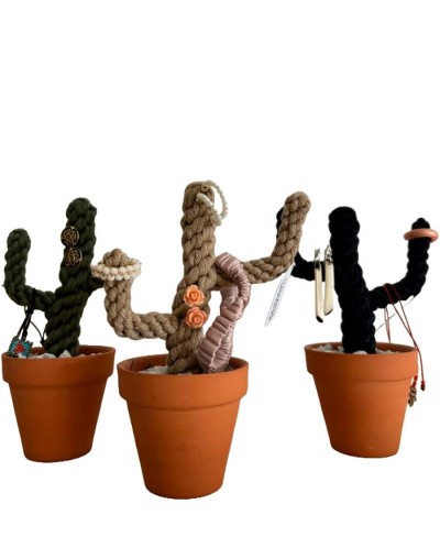 Cactus en macrame