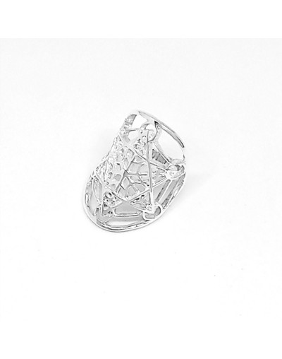 Anillo Protección Cubo de Metatrón unisex