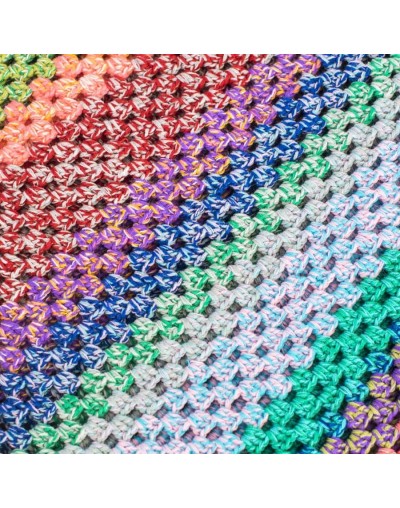 Poncho para mujer tejido a mano