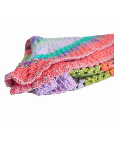Poncho para mujer tejido a mano